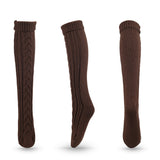 Winter Thick Knit Thigh High Socks Long Stockings Boot Fall/Winter Warm Wool Leg Warmer Stockings Christmas Boot Cover