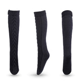 Winter Thick Knit Thigh High Socks Long Stockings Boot Fall/Winter Warm Wool Leg Warmer Stockings Christmas Boot Cover