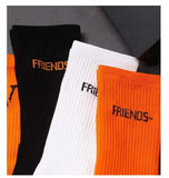 V Lone Socks Orange Big V Tube Socks Skate Socks Basketball