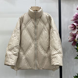Women Winter Coats Puffer Jacket Down Coat Autumn and Winter Light Women's Short White Duck Down Slim Down Jacket