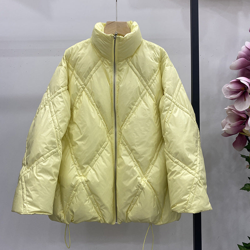 Women Winter Coats Puffer Jacket Down Coat Autumn and Winter Light Women's Short White Duck Down Slim Down Jacket