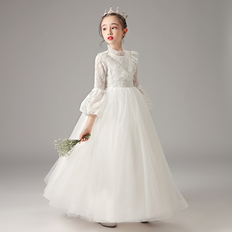 Princess Charlotte Flower Girl Dress Children's Wedding Princess Dress Host Performance Costume Evening Gown