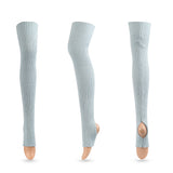 Winter Thick Knit Thigh High Socks Long Stockings Boot Stockings Yoga Warm Wool Leg Guard