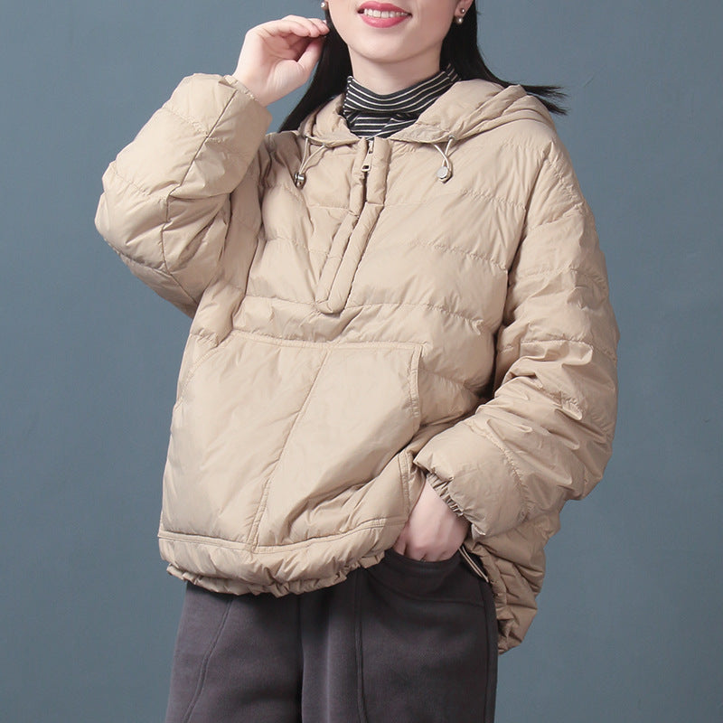 Women's Winter Coats Puffer Jacket Down Coat Winter Hooded White Duck Down Jacket Coat