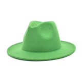 Mens Kentucky Derby Hats Fall/Winter Fedora Hat Vintage Top Hat Women's Woolen Hat