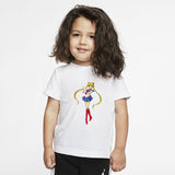 Printed Short-Sleeved T-shirt White Base Shirt