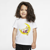 Printed Short-Sleeved T-shirt White Base Shirt