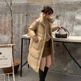 Women Winter Coats Puffer Jacket Down Coat Bread Coat Down Jacket Women's Winter Clothes Thickened White Duck Down Coat