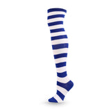 Winter Thick Knit Thigh High Socks Long Stockings Boot Cospiay Anime Japanese Long Tube Women's Socks Jacquard Stripes Knee Socks