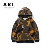 Children Boy Hoodie Spring and Autumn Children's Sweater Camouflage Hooded Sweater