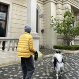 Women Winter Coats Puffer Jacket down Coat Winter Loose Lapel White Duck down Women's Light & Fashionable Short Coat
