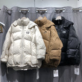 Women Winter Coats Puffer Jacket Down Coat Down Jacket Female Loose Warm Hooded White Duck Down Coat