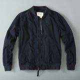 Beige Varsity Jacket Coat Thickened Men's Casual Jacket Windproof Stand Collar Autumn and Winter Jacket