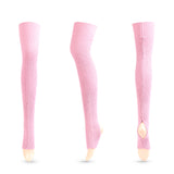 Winter Thick Knit Thigh High Socks Long Stockings Boot Stockings Yoga Warm Wool Leg Guard