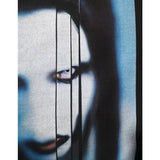 Marilyn Manson T Shirt Distressed Loose Short Sleeve T-shirt