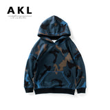 Children Boy Hoodie Spring and Autumn Children's Sweater Camouflage Hooded Sweater