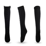 Winter Thick Knit Thigh High Socks Long Stockings Boot Fall/Winter Warm Wool Leg Warmer Stockings Christmas Boot Cover