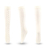 Winter Thick Knit Thigh High Socks Long Stockings Boot Fall/Winter Warm Wool Leg Warmer Stockings Christmas Boot Cover