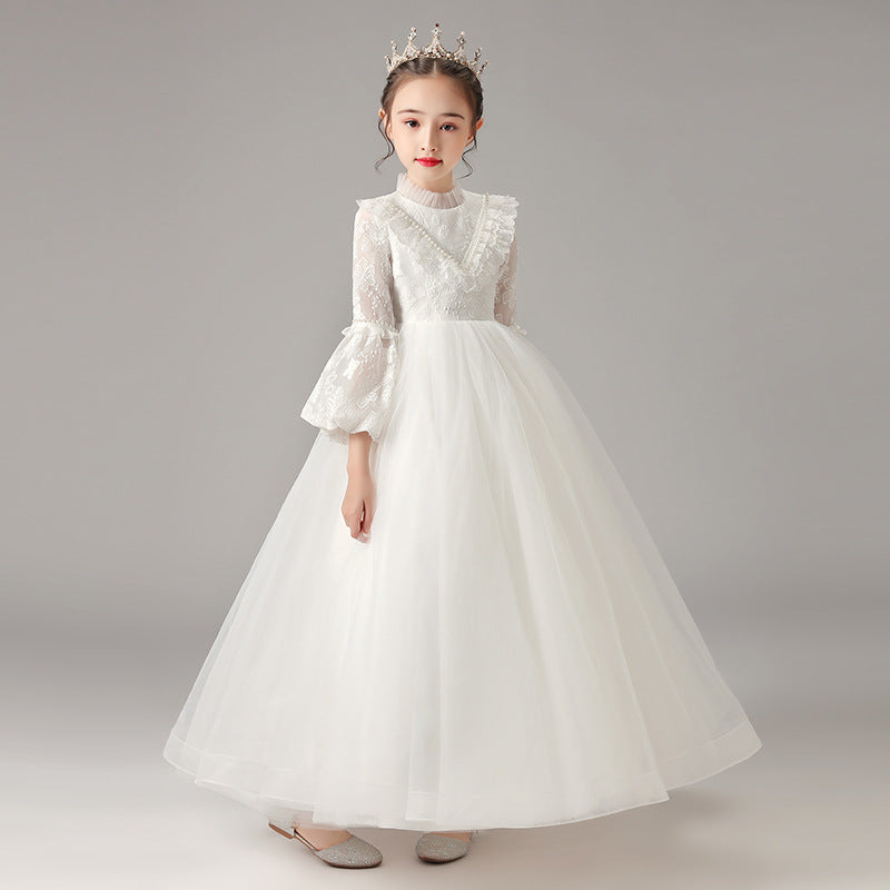 Princess Charlotte Flower Girl Dress Children's Wedding Princess Dress Host Performance Costume Evening Gown