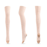 Winter Thick Knit Thigh High Socks Long Stockings Boot Stockings Yoga Warm Wool Leg Guard