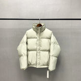 Fog Fear of God Essentials Coat Double-Line Reflective Cotton Jacket Avocado Green down Cotton Coat