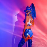 Women Rave Outfits Tops Sexy DJ Bikini Nightclub Casual Fashionable Female