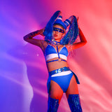 Women Rave Outfits Tops Sexy DJ Bikini Nightclub Casual Fashionable Female