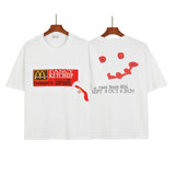 Cactus Jack McDonalds Shirt Travis Scott Cactus Jack Short Loose-Fitting Casual T-shirt