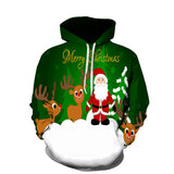 Grinch Hoodie Santa Claus Hoodie Sweatshirt 3d Printing