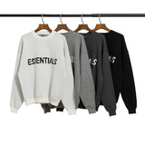 Fog Sweatshirt Casual Long Sleeve Printed Pullover Loose Sweater
