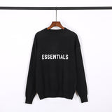 Fog Sweatshirt Casual Long Sleeve Printed Pullover Loose Sweater