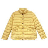 Women Winter Coats Puffer Jacket down Coat Winter Loose Lapel White Duck down Women's Light & Fashionable Short Coat