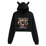 Friends Joey Hoodie Cat Ears Cropped Women's Hat