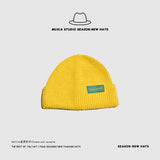 Toboggan Hat Autumn And Winter Knitted Hat Warm Ear Protection