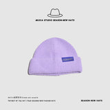 Toboggan Hat Autumn And Winter Knitted Hat Warm Ear Protection