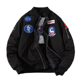 NASA Varsity Jacket Casual Coat Men's and Women's Embroidered Loose Autumn and Winter