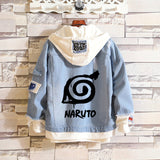 Comic Denim Jacket Men's and Women's Casual Denim Jacket