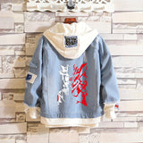 Comic Denim Jacket Men's and Women's Casual Loose Denim