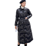 Women Winter Coats Puffer Jacket Down Coat Down Jacket Women's Mid-Length Winter Warm White Duck Down Coat