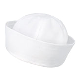 Sailor Hat Dome White Curling Sailor Navy Hat Boat Anchor Logo Embroidered Captain Hat