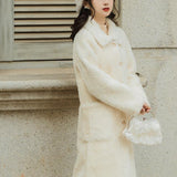 Lamb Wool Coat Autumn and Winter Coat Cottagecore Academia Fashion Dresses