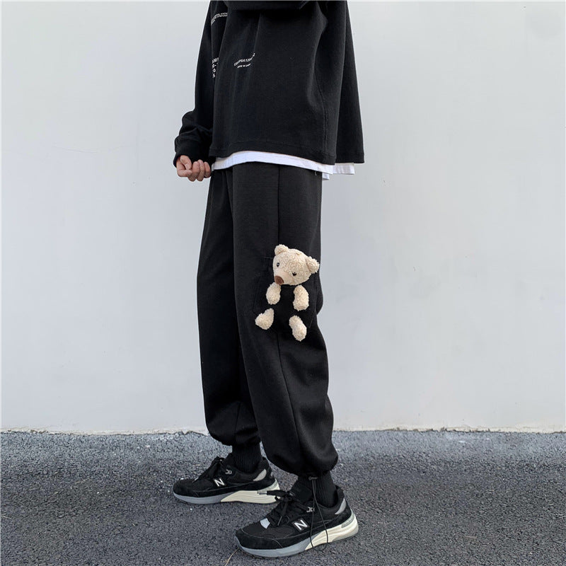 Men Pants Men's Spring, Autumn and Winter Sports Loose Pants