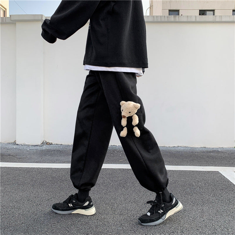 Men Pants Men's Spring, Autumn and Winter Sports Loose Pants