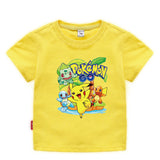 Children Pokemon Pikachu T Shirt Children's Clothing Children's Summer Clothing Short Sleeve T-shirt