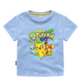 Children Pokemon Pikachu T Shirt Children's Clothing Children's Summer Clothing Short Sleeve T-shirt
