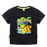 Children Pokemon Pikachu T Shirt Children's Clothing Children's Summer Clothing Short Sleeve T-shirt