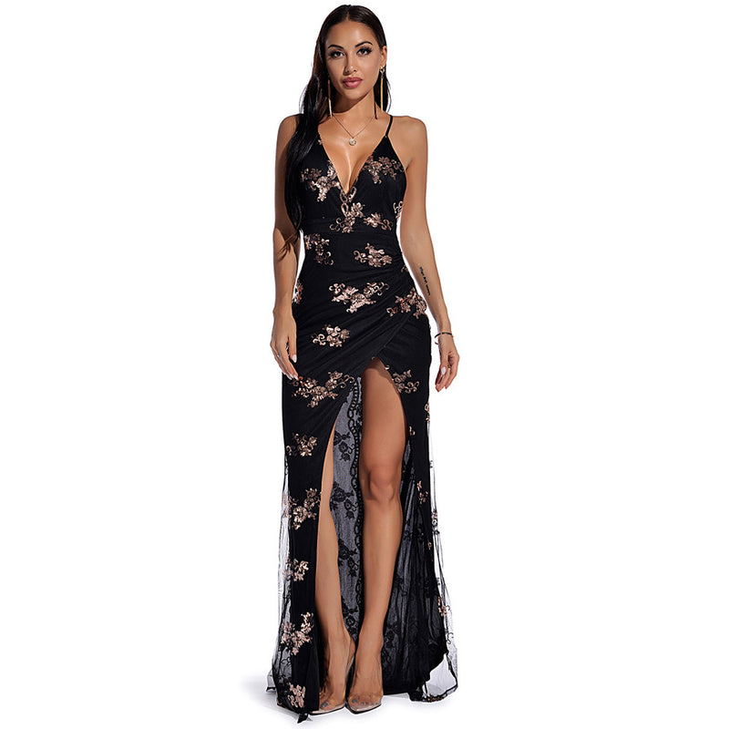 Homecoming Dresses Tight Sexy Retro Sequined Suspender Dress