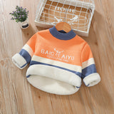 Boys Sweater Children's Mink Fur Christmas Deer Thickened Student Sweater