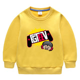 Fgteev Children's Sweater Fleece Lined Padded Warm Keeping Top