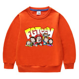 Fgteev Round Neck Sweater Children's Long Sleeve Top